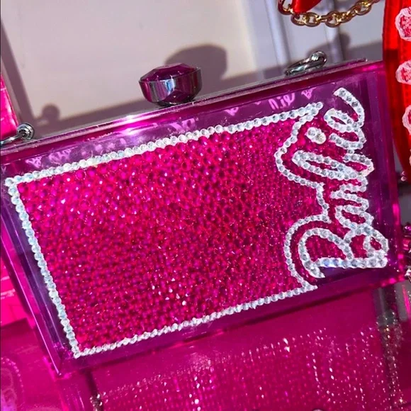 Barbie Rhinestone Box Crossbody Bag - Picture 2 of 5